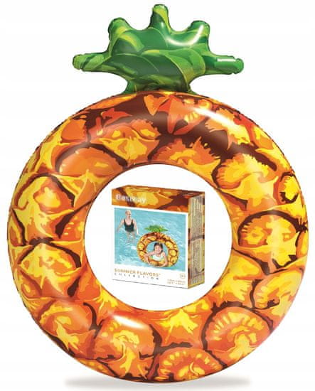 Luxma Big Circle Swimming Circle 116x88 Cm 36121 Ananas