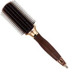 Olivia Garden Nano Thermic Styling Brush NT-S9R - kartáč na styling vlasů, vyhlazuje, zabraňuje krepatění a krepatění, usnadňuje modelování