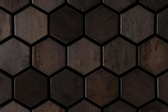 Horavia Dekorativní saunový obklad PROMENADE, černá olše 464x355mm