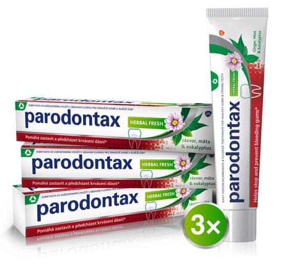 Parodontax Herbal Fresh zubní pasta 3x 75 ml