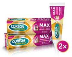 Corega fixační krém pro zubní náhradu Max Comfort + upevnění 2 × 40 g