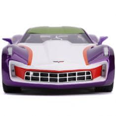 Jada Toys JADA Chevrolet Corvette Stingray 2009 s figurkou Jokera DC Comics 1:24 