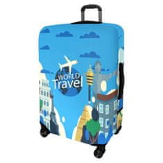 KUFRYPLUS Obal na kufr H118 World Travel M