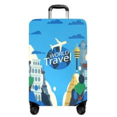 KUFRYPLUS Obal na kufr H118 World Travel M