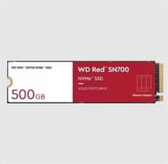 WD RED SSD NVMe 500GB PCIe SN700, Geb3 8GB/s, (R:3430/W:2600 MB/s) TBW 1000