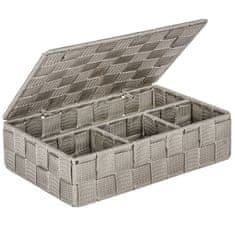 Wenko Praktický kontejner k segregaci ADRIA TAUPE, 26 x 8 x 17 cm