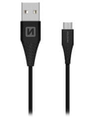 SWISSTEN Swissten Datový Kabel Usb / Micro Usb 1,5 M Černý (6,5Mm)