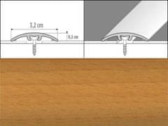 Effector Přechodové lišty A66 - NARÁŽECÍ šířka 3,2 x výška 0,54 x délka 93 cm - buk