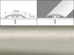 Effector Přechodové lišty A66 - NARÁŽECÍ šířka 3,2 x výška 0,54 x délka 93 cm - inox