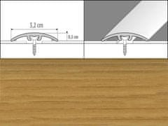 Effector Přechodové lišty A66 - NARÁŽECÍ šířka 3,2 x výška 0,54 x délka 93 cm - dub