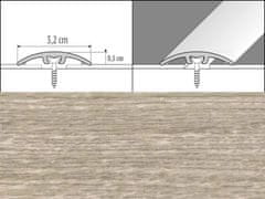 Effector Přechodové lišty A66 - NARÁŽECÍ šířka 3,2 x výška 0,54 x délka 93 cm - dub malaga