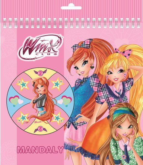 Winx Club fashion - Mandaly omalovánky