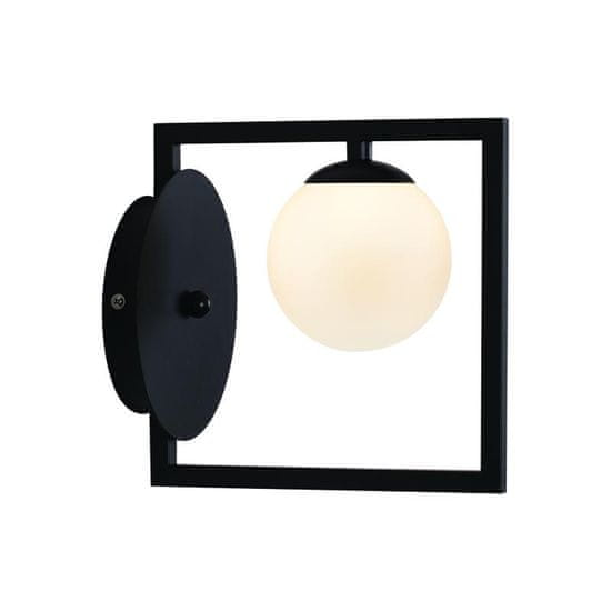 ACA ACA Lighting nástěnné svítidlo 1xG9 QUADRO černá plus bílá 22X15X20CM OD91221W