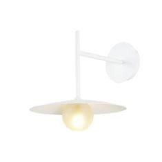 ACA ACA Lighting nástěnné svítidlo 1xG9 AFINAR bílá plus matné sklo 25X28X32CM OD94451WW