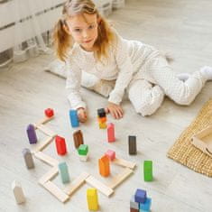 Ulanik Montessori dřevěná sada „Domečky“