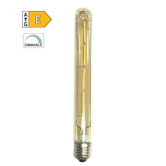 Diolamp  LED Filament tubulární žárovka Amber T30 4W, 18,5 cm