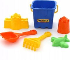 Wader WADER BUCKET TOYS FORMY HRAD NA PÍSEK 6 ks