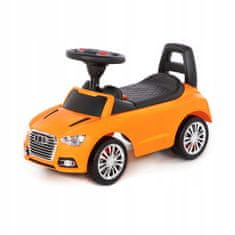 Wader Zvuk WADER Jeździk SuperCar2 Pusher Auto Orange