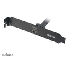 Akasa - USB 3.1 gen 2 Typ C PCI záslepka