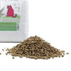 Rebel Cat přírodní stelivo hrudkující Corn & Hemp 7l