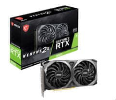 MSI Ventus 2X OC GeForce RTX 3060 grafična kartica, 12 GB GDDR6 (4719072793814) - zánovní