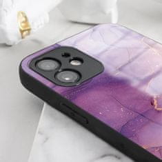 Mobiwear Prémiový lesklý kryt Glossy na mobil Samsung Galaxy S10e - G050G - Fialový mramor