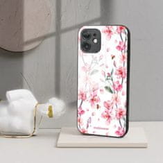 Mobiwear Prémiový lesklý kryt Glossy na mobil Apple iPhone 13 mini - G033G - Růžové květy