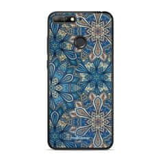 Mobiwear Prémiový lesklý kryt Glossy na mobil Huawei Y6 Prime 2018 - G038G - Modré mandala květy