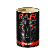 4DOGS Rafi Classic S Hovězím Masem Konzerva 1240 G