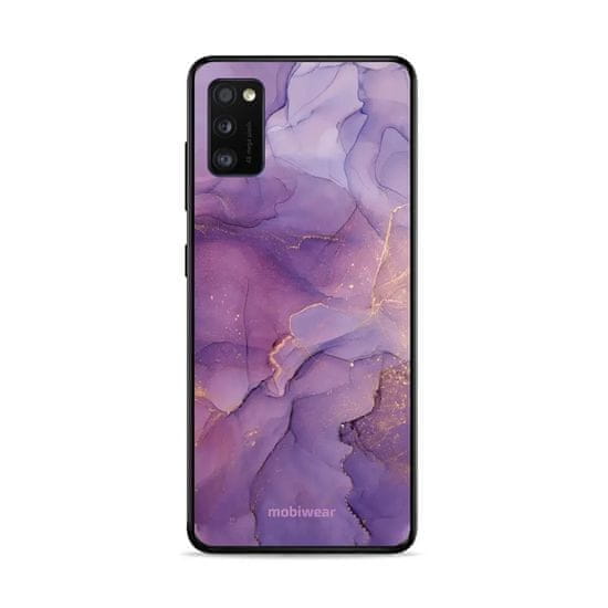 Mobiwear Lesklý kryt Glossy - Samsung Galaxy A41 - G050G - Fialový mramor