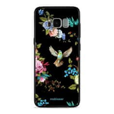 Mobiwear Prémiový lesklý kryt Glossy na mobil Samsung Galaxy S8 - G041G - Ptáček a květy