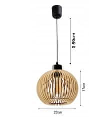 Berge Stropní LED svítidlo LOFT 1xE27