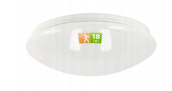 ECOLIGHT LED plafond pro povrchovou montáž se senzorem pohybu - 18W