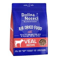 DOLINA NOTECI Superfood Sušené Telecí Krmivo Pro Kočky 1kg