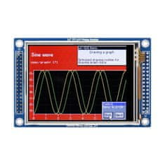 Waveshare 3,2" TN 320x240 262K barevný rezistivní dotykový LCD displej pro STM32