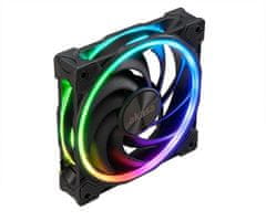 Akasa přídavný ventilátor SOHO AR LED 12 cm RGB