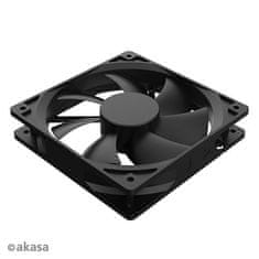 Akasa přídavný ventilátor 12 cm Smart black