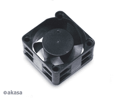 Akasa ventilátor - 40x20 mm - černý