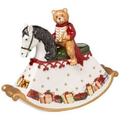 Villeroy & Boch Vánoční porcelánový svícen CHRISTMAS TOYS Houpací kůň