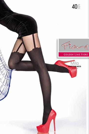 Fiore Fiore Milla 40 den kolor:black