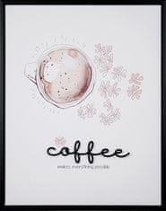 Mondex 3D obraz Coffe time 40 x 50 cm