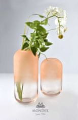 Mondex Matná váza Serenite 22 cm lososová