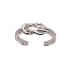 Amiatex Stříbrný prsten 92649 + Ponožky Gatta Calzino Strech, 54-56