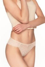 Babell Dámská tanga 160 beige + Ponožky Gatta Calzino Strech, béžová, L