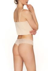 Babell Dámská tanga 160 beige + Ponožky Gatta Calzino Strech, béžová, L