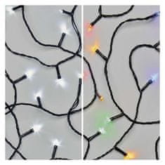 Emos EMOS LED vánoční řetěz 2v1, 10 m, venkovní i vnitřní, studená bílá/multicolor, programy D4AJ01