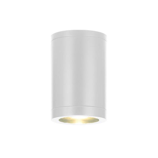 ACA ACA Lighting GU10 venkovní kulaté stropní svítidlo 230V bílá IP65 GU10 MAX.7W SL7033W