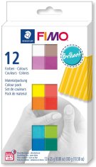 FIMO Soft sada 12 barev x 25 g - brilliant