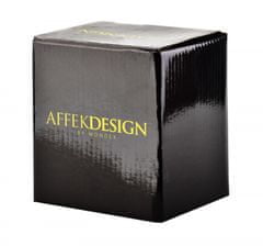 Affekdesign Porcelánový hrnek DIAMENT BLACK 280 ml černý