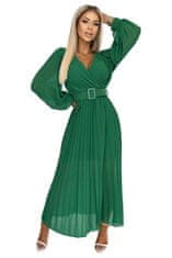 Amiatex Dámské šaty 414-3 KLARA, zelená, UNIVERZáLNí
